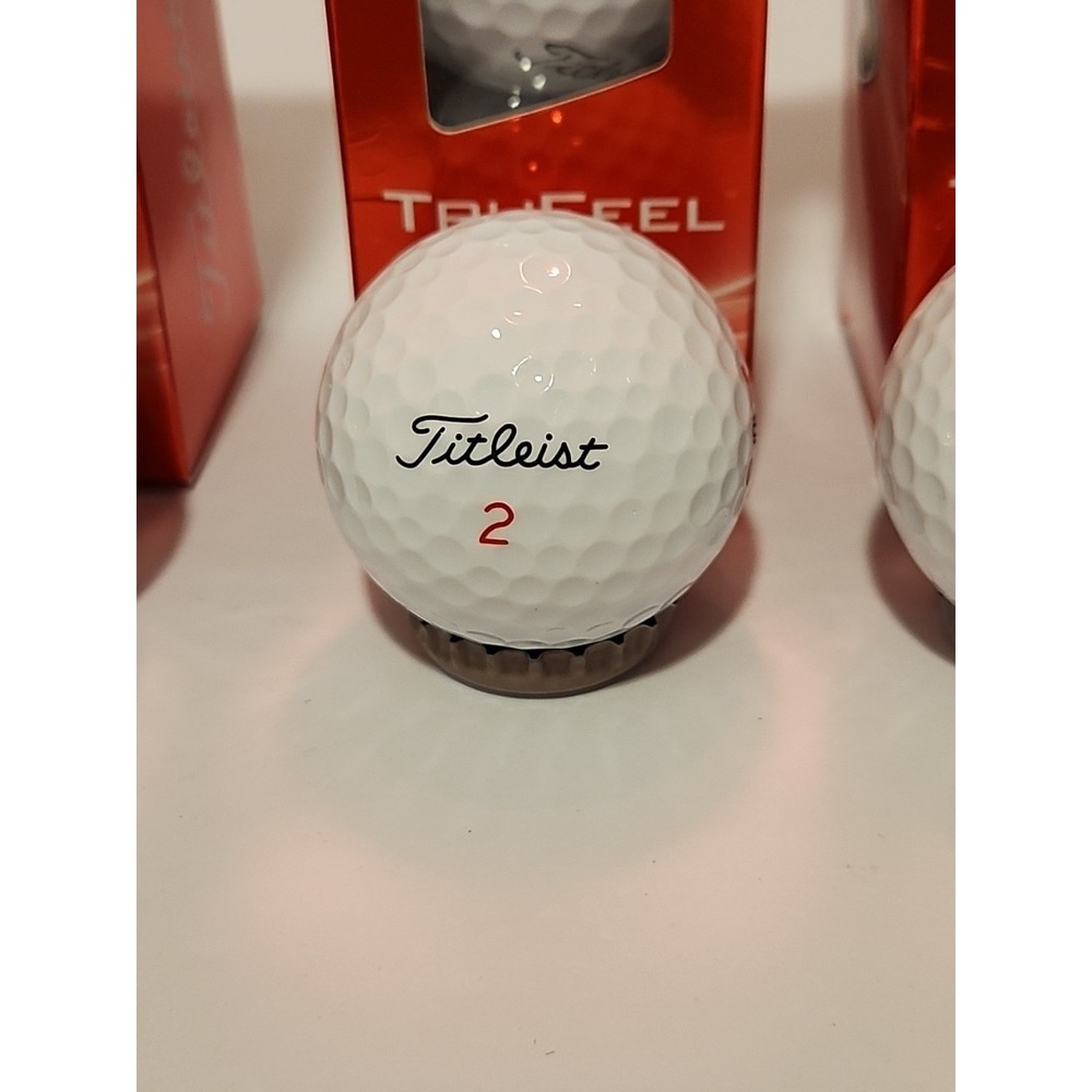 Titleist Trufeel Golf Balls White New In Box Full Set Of 4 Boxes - Picture 9 of 12